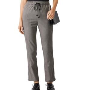 Rebecca Minkoff Nora medium houndstooth side stripe pull on pant P 2833